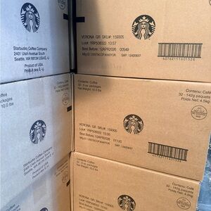 Starbucks Verona Ground Coffee 10 Lb 32 Bags x 5oz EXP 4/12/26